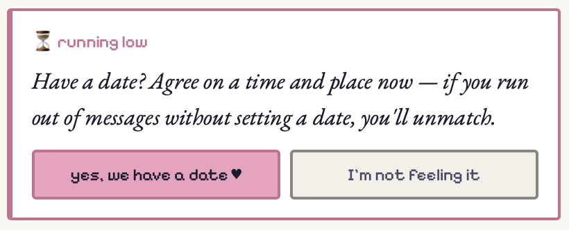 Date prompt